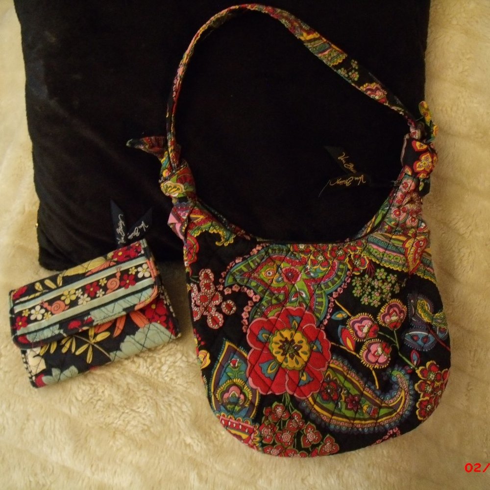 Vera Bradley Boho Bag and Wallet